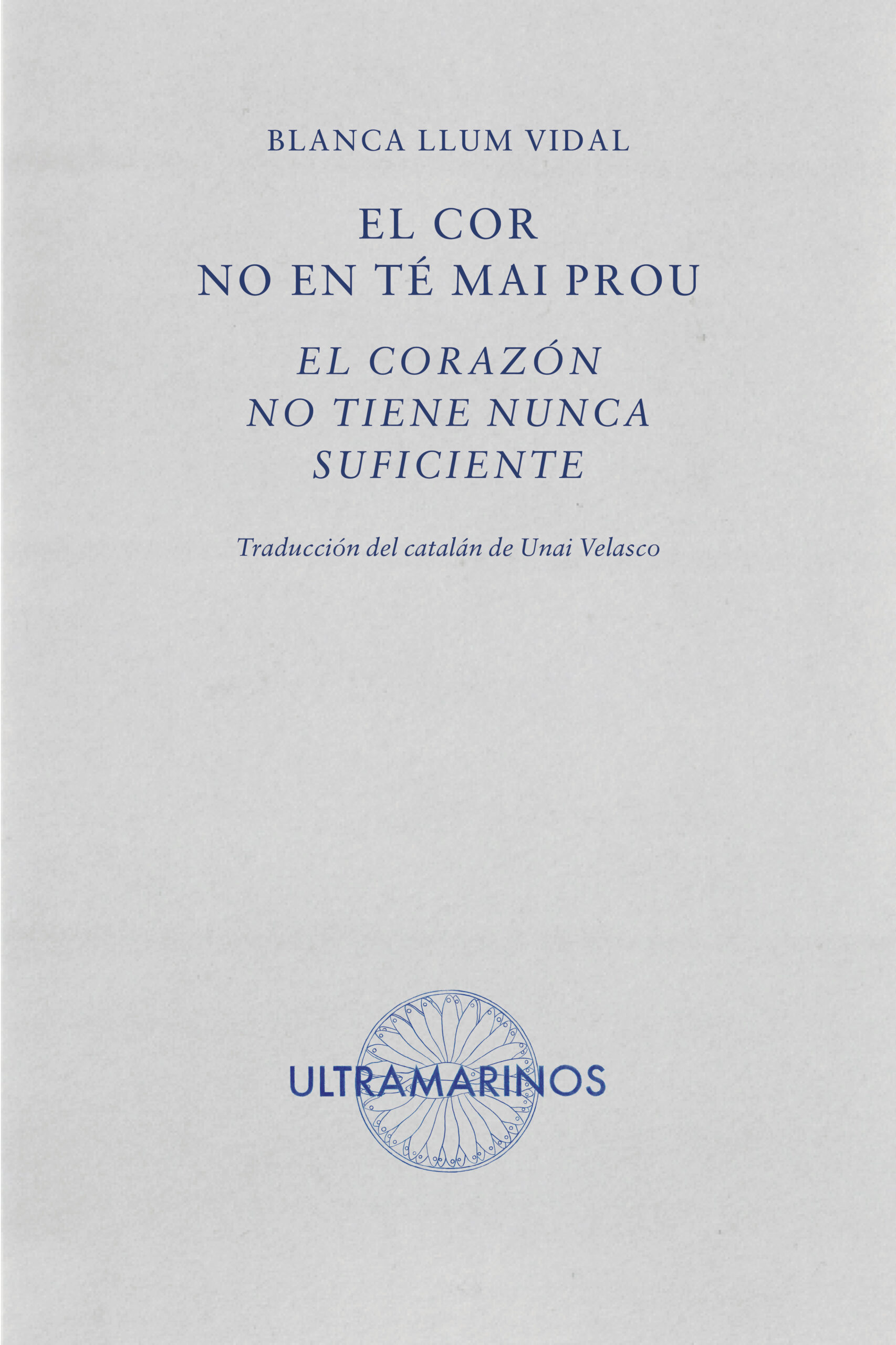 Blanca Llum Vidal Ultramarinos Editorial